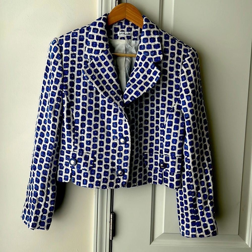 Wooden Silk Blazer